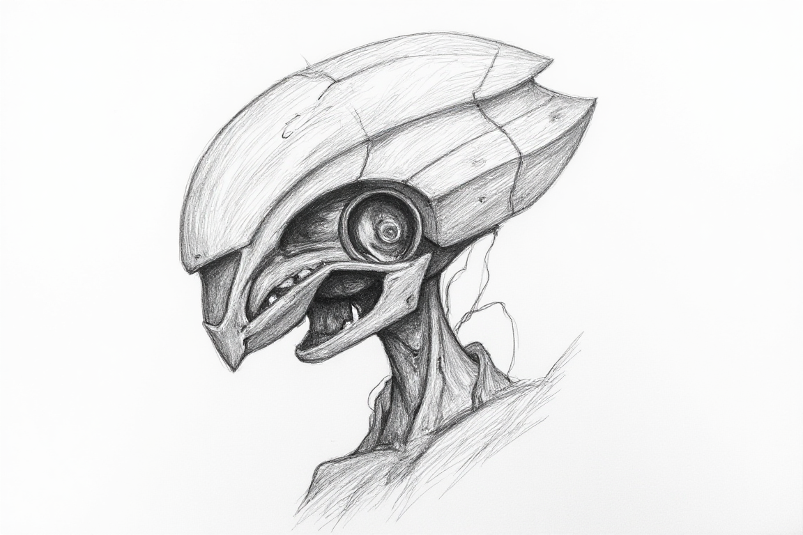 Sci Fi Robot and Cyborg Drawing Prompts Training Guide
