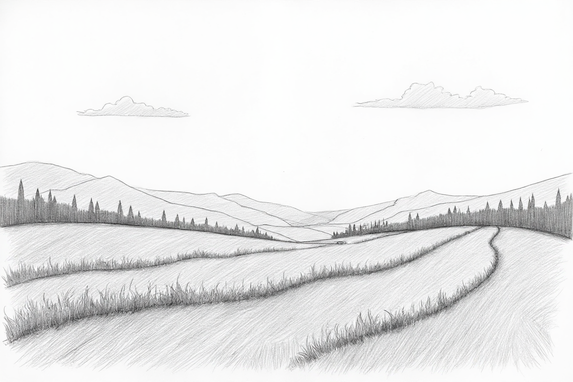 Landscape and Scenery Drawing Prompts Training Guide
