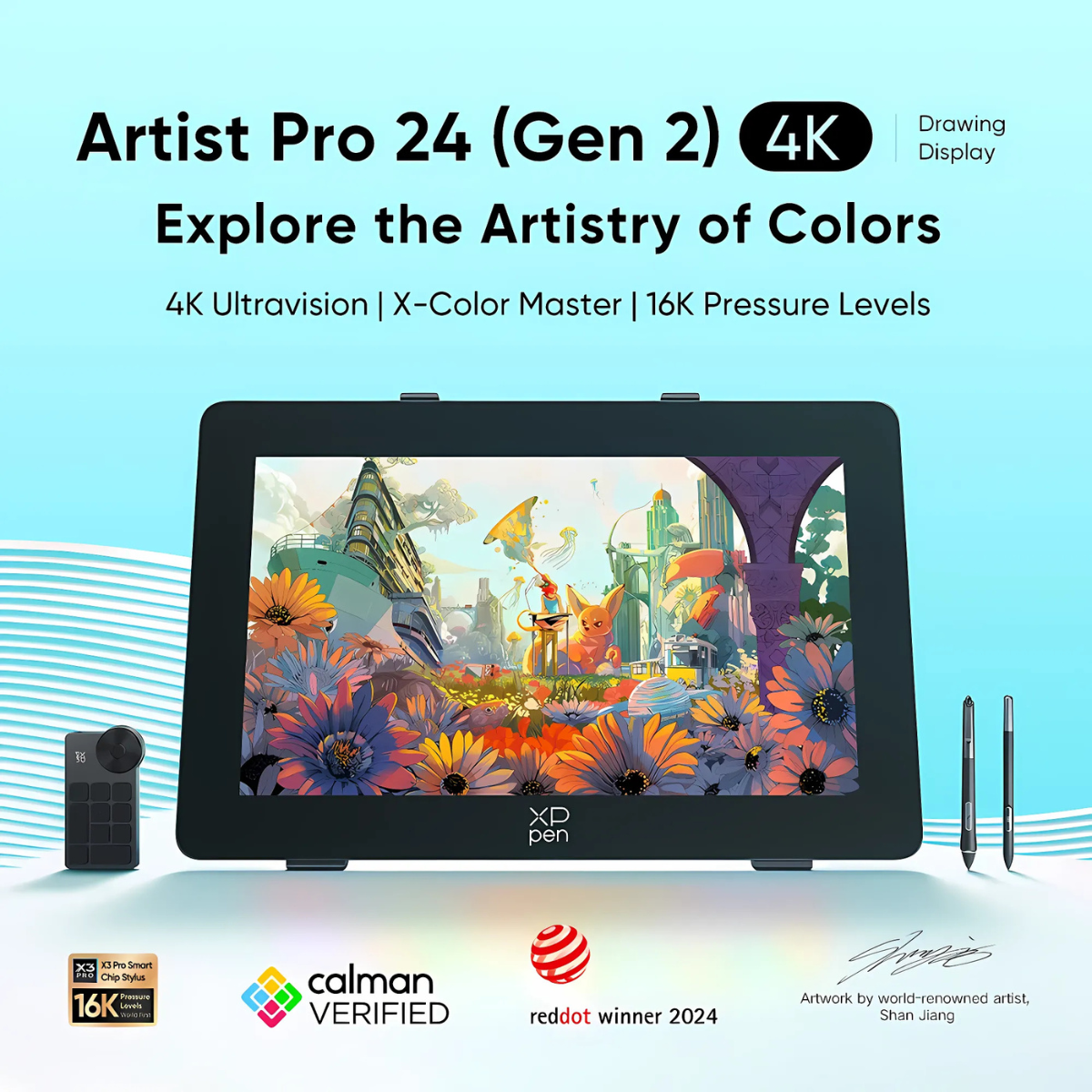 XP-Pen 4K Drawing Tablet